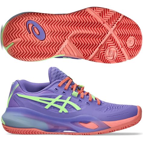 asics gel resolution  padel purple  maximum stability
