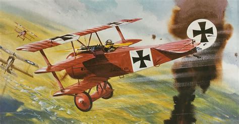 Roy Cross Fokker Dr1 Aircraft Art Aviation Art Airplane Art