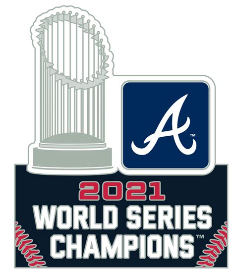 Atlanta Braves 2021 World Series Champs Trophy Pin