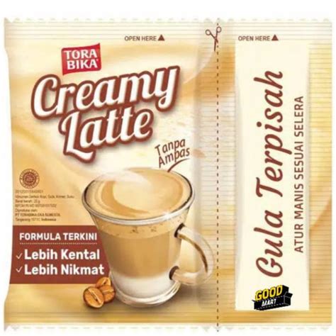 Jual Torabika Creamy Latte 25 Gr 1 Renceng Isi 10 Sachet Kopi Tora