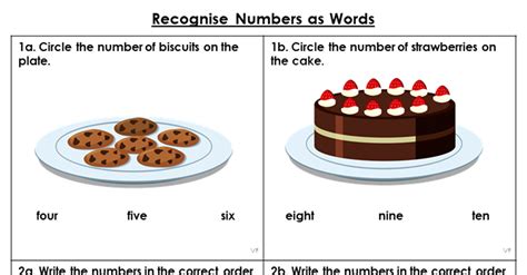 Recognise Numbers As Words Varied Fluency Classroom Secrets