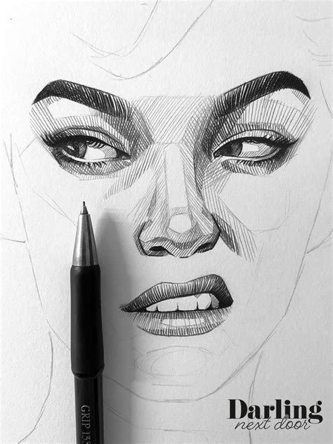 Graphitedrawing Pencilsketch Howtodraw Crosshatching Zeichnen