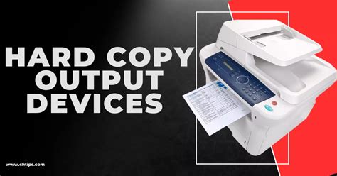 What Are The Hard Copy Output Devices With Examples In Points