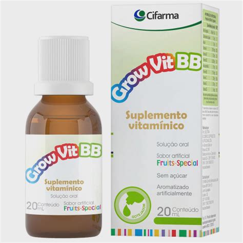 Grow Vit Bb Solu O Oral Sabor Fruits Special Ml Submarino