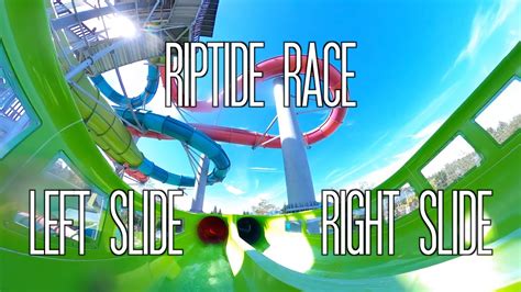 Riptide Race Water Slide Hypersmooth POV Aquatica Orlando YouTube