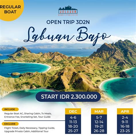 Paket Tour Ke Labuan Bajo Dari Medan Tamasya Indonesia