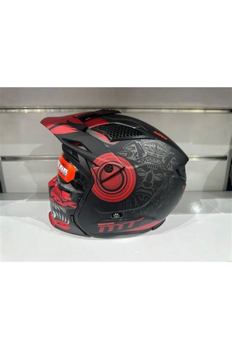 Kask Mt Streetfighter Sv Aztec B Mat S Yah Kirmizi