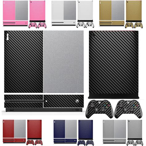 Colours Carbon Fiber Vinyl Skin Sticker Protector For Microsoft Xbox