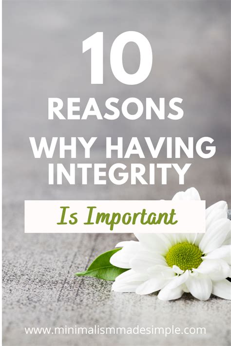 Reasons Why Integrity Is Important In Life Artofit