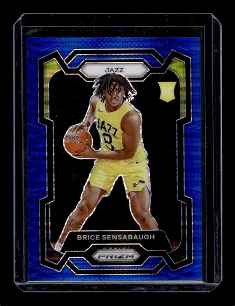 Panini Prizm Brice Sensabaugh Prizms Blue Seismic Ebay