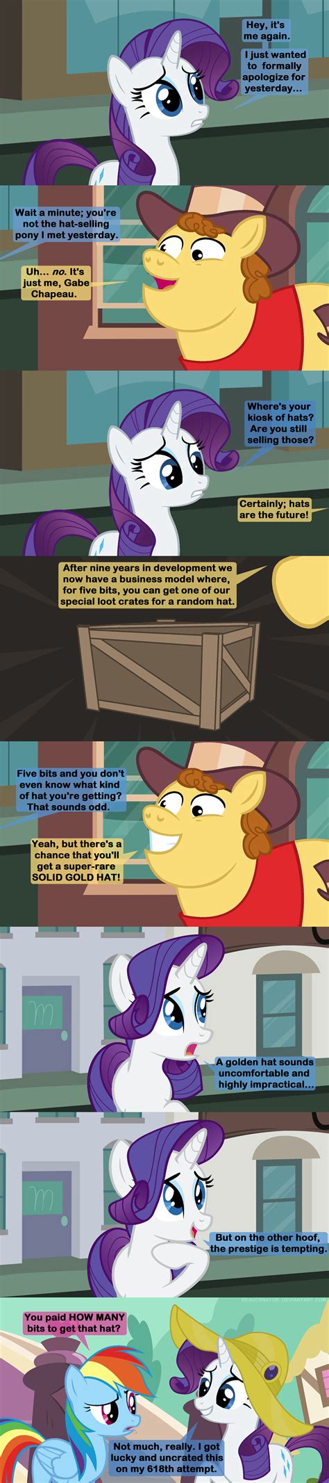 The Big Imageboard Tbib 2015 Beavernator Comic Dialogue Earth Pony