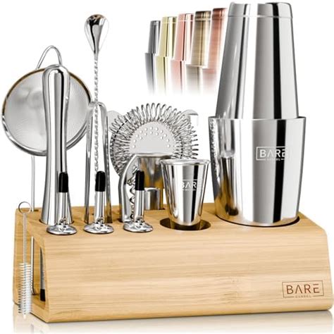 Amazon Baraiso Bar Set Cocktail Shaker Set Mixology Bartender Kit