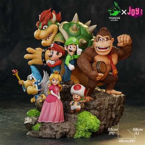 Characters of Super Mario Family - Super Mario Resin Statue - Joy Station Collection [Pre-Order]