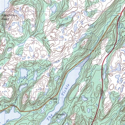 Gaultois, NL (001M12 CanMatrix) Map by Natural Resources Canada | Avenza Maps