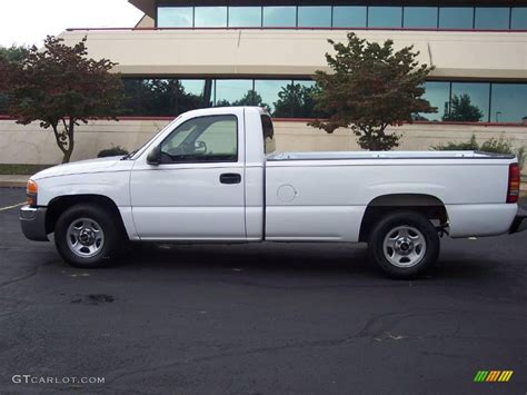 2003 Summit White Gmc Sierra 1500 Regular Cab 18106234 Photo 4 Car Color