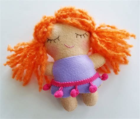 Precious Doll Felt Softie Sewing Pattern Tutorial Pdf Etsy