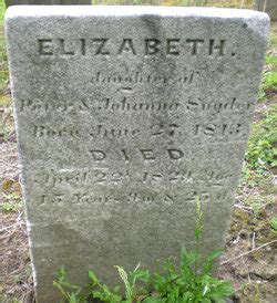 Elizabeth Snyder 1813 1823 Mémorial Find a Grave