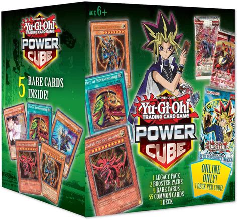 Yu Gi Oh Trading Cards Power Cube 3 Exclusiva En Línea 1 Cubierta Incluida 5 Tarjetas