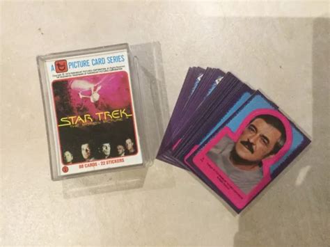 Star Trek The Motion Picture Full Set Of 88 Cards And 22 Stickers Topps 1979 Eur 42 27 Picclick It