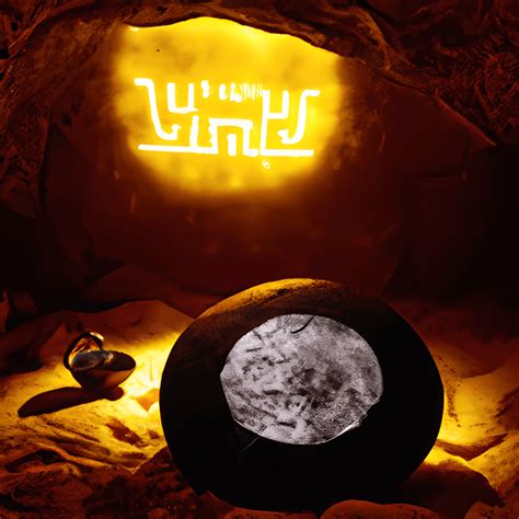 Instrument De Batterie Handpan Notes De Musique Dans Une Grotte