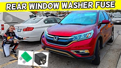 Honda Crv Cr V Rear Window Washer Fuse Location Window Washer Does Not