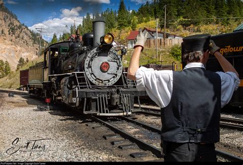 Georgetown Loop Steam Train in Silver Plume, Colorado