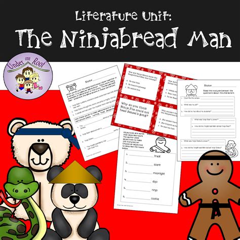 The Ninjabread Man Literature Unit Literature Unit Literacy