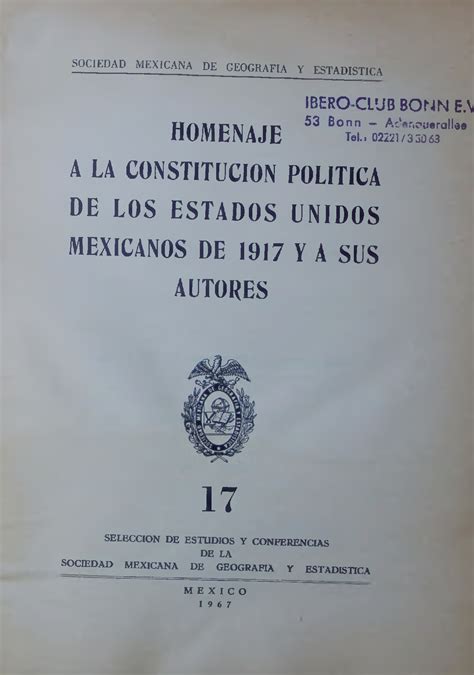 HOMENAJE A LA CONSTITUCION POLITICA DE LOS ESTADOS UNIDOS MEXICANOS DE