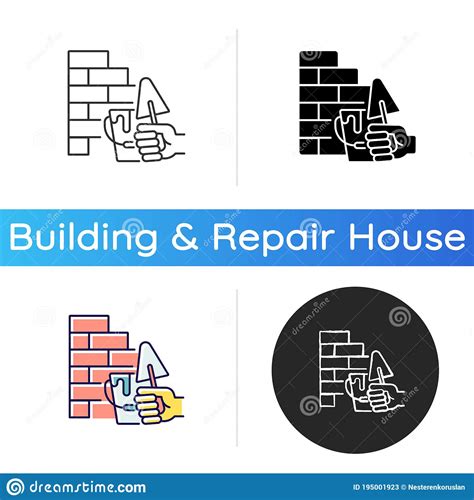 Wall Building Icon Stock Vector Illustration Of Facade 195001923