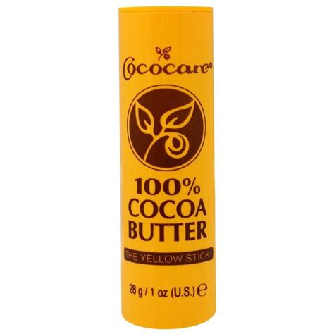 Cococare Cocoa Butter Stick Stock Lip Butters Hydrate Skin Dry Skin