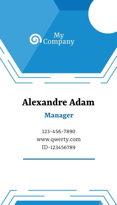 Background Id Card Biru Scannable Id Card Maker Id Card News Online