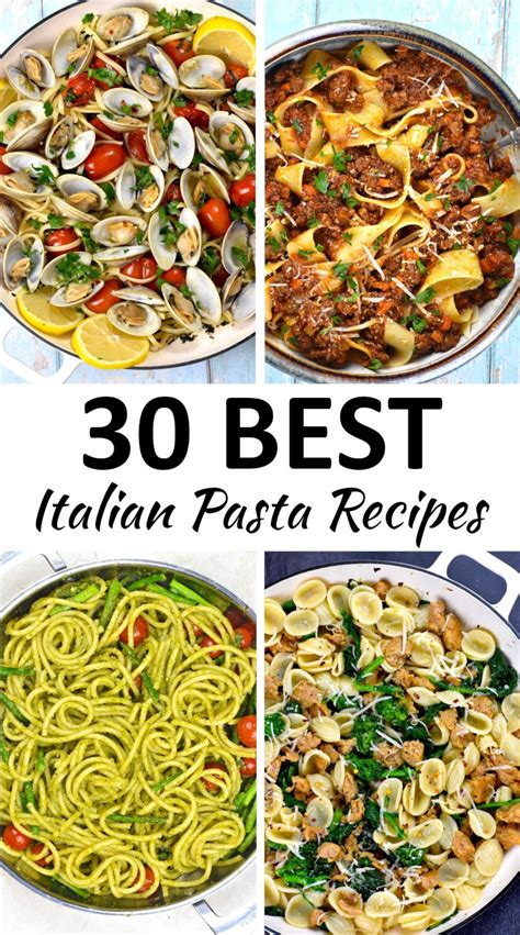 The 30 BEST Italian Pasta Recipes - GypsyPlate