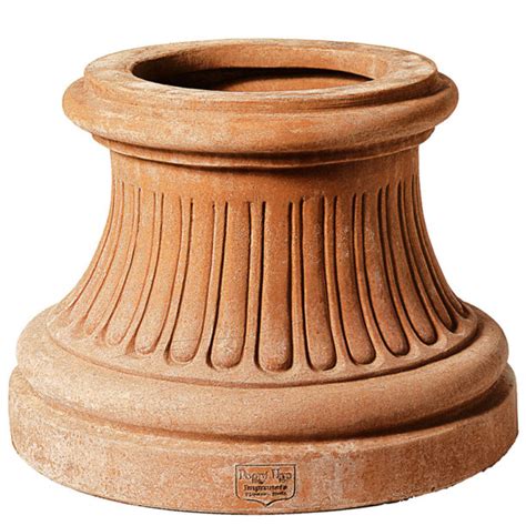 Base Scanalata Poggi Ugo Terracotta Impruneta