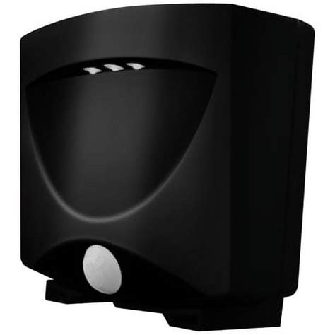 Maxsa Innovations 40342 Battery Powered Motion Activated Outdoor Night Light Black Dark Bronze