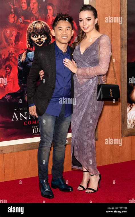 Westwood Ca June 20 2019 James Wan And Ingrid Bisu Attend The Premiere Of Warner Bros