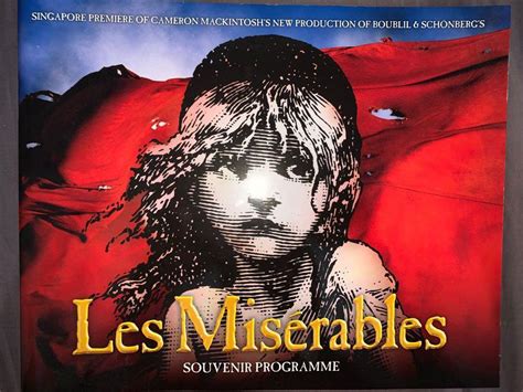 Les Miserables Souvenir Programme Hobbies And Toys Books And Magazines