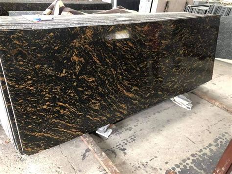 Big Slab Polished Cosmico Gold Granite For Flooring Thickness