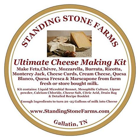 Standing Stone Farms Ultimate Cheese Making Kit Etsy