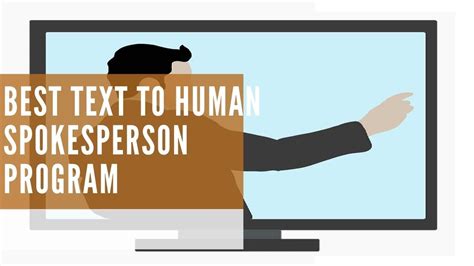 Best Text To Human Spokesperson Program Human Synthesys Studio Demo