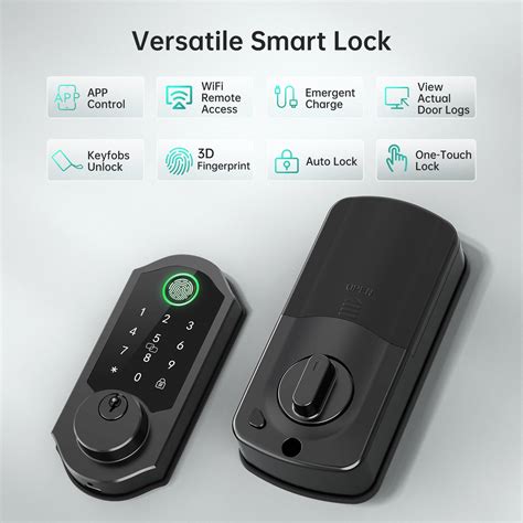 Hornbill Smart Lock Wifi Deadbolt Keyless Entry Front Door Lock Alexa