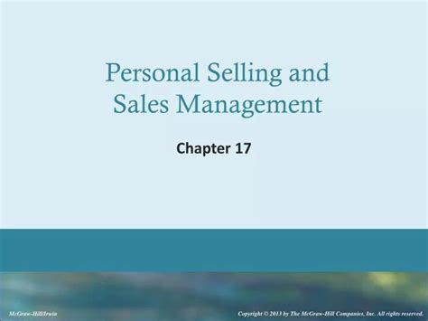 Ppt Personal Selling And Sales Management Powerpoint Presentation Free Download Id2792451