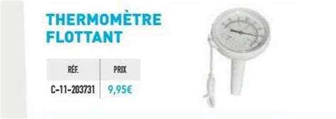 Promo Thermom Tre Flottant Chez Cash Piscines Icatalogue Fr