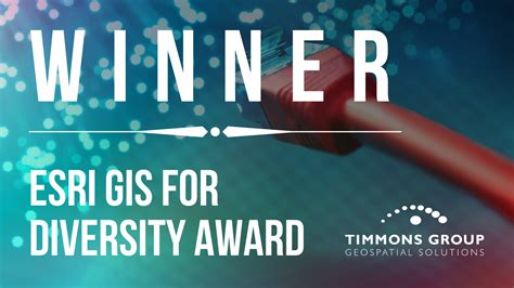 Timmons Group Receives Esris Gis For Diversity Award At Esri Partner