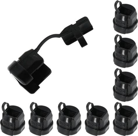 Amazon Meetoot Pcs Black Round Strain Relief Bushing Electric