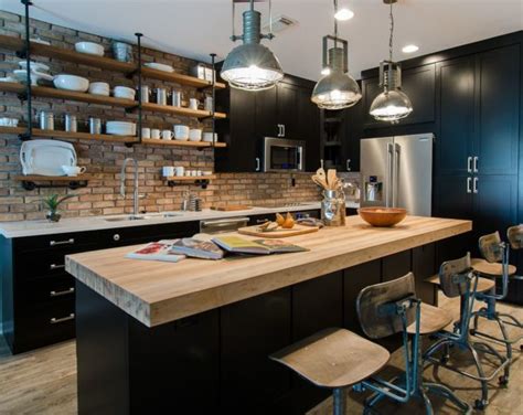 Spatial And Textural Delights 20 Small Industrial Kitchens With