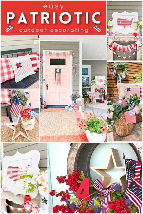 Easy Patriotic Outdoor Decorating!