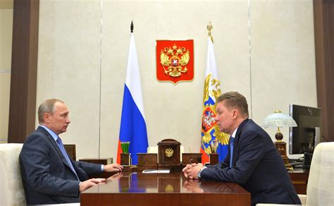 Meeting With Gazprom Ceo Alexei Miller President Of Russia