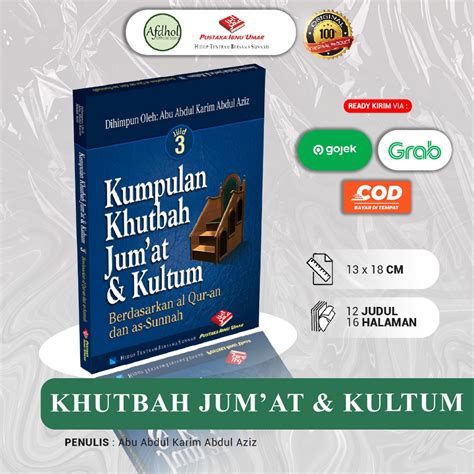 Jual Kumpulan Khutbah Jumat Dan Kultum Jilid Khutbah Jum At