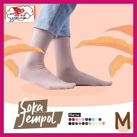 Jual Wsg Tfy Soka Basic Jempol M Kaos Kaki Jempol Muslimah