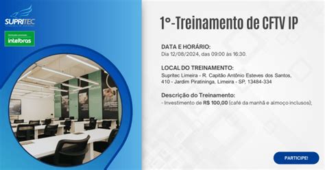 Treinamento De Cftv Ip Em Limeira Sympla